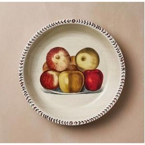 Target John Derian Stoneware Pie Dish Plate Thanksgiving Harvest Fall Apples New